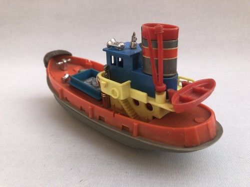 Vintage Hong Kong Battery Operated Plastic 8” Fishing Boat With Working Motor GC - Picture 10 of 14