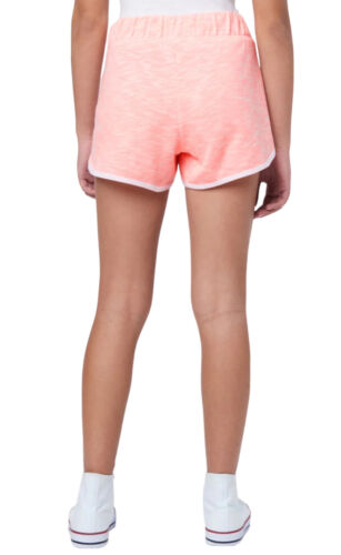 Justice Girls Dolphin Shorts Apricot Cotton Stretchy Logo Size 16/18 Plus - Picture 5 of 11