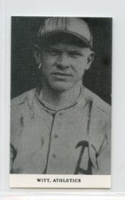 1921 E253 Oxford Confectionery Reprint - Whitey Witt - Philadelphia Athletics