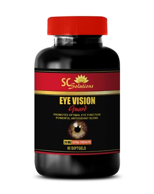 bilberry supplement, EYE VISION GUARD - eye support complex 1 Bottle 60 Softgels