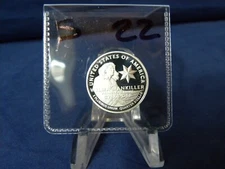 2022 S SILVER GEM PROOF WILMA MANKILLER QUARTER .999 SILVER