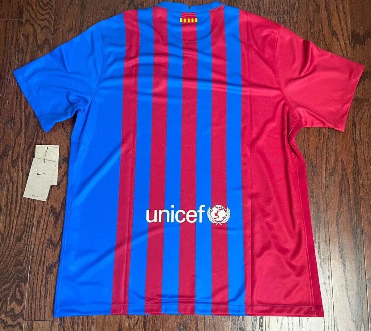 NIKE 21/22 FC Barcelona Home Stadium Football Soccer Jersey NIKE 21/22 FC Barcelona Home Stadium Football Soccer Jersey
