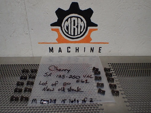 Cherry E61 Snap Switches 5A 125-250VAC New No Box (Lot of 20) See All Pictures