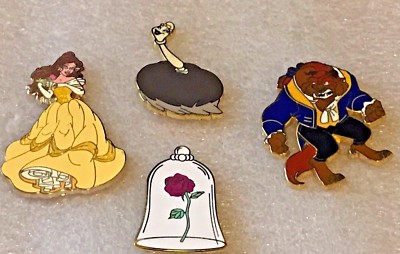 beauty:beast ピンバッジ　セット Disney Pin 120469 DLP - Beauty and the Beast Booster Set Babettte