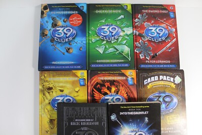 The 39 Clues 5 w/Cards One Card Pack Black Book of Buried Secrets Mixed Lot of 8