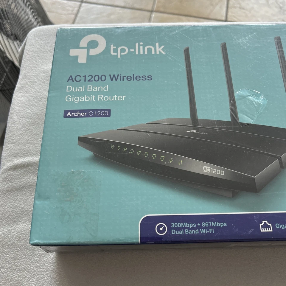 TP-LINK AC 1200 Wireless Dual Band Gigabit Router Archer - Image 2 of 4