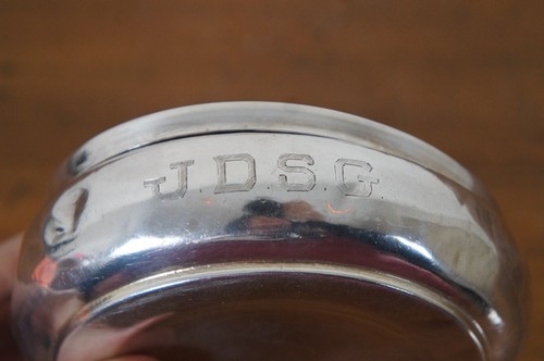Vintage EAM Elgin American Mfg Sterling Silver Porringer Bowl 138g 7" - Picture 5 of 12