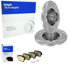 DELPHI BREMSSCHEIBEN + BEL&Auml;GE HINTEN passend f&uuml;r RENAULT KANGOO + MERCEDES CITAN