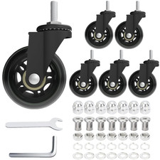 Creeper Wheels Replacement Set Of 6 2.5 Inch Snap On Creeper Casters Roller B