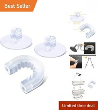 Professional Strength Shower Caddy Connector with 2 Slip-Resistant Suction Cups