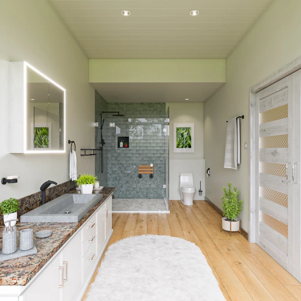 ALFI brand ABM8WR 9-7/8" W x 12-1/8" H Contemporary Circular - Chrome - Image 2 of 4