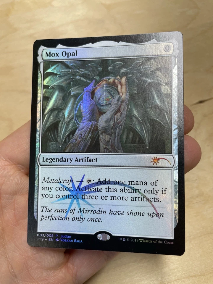 Magic The Gathering MTG Foil Judge Promo Mox Opal NM/MINT - Image 3 of 4