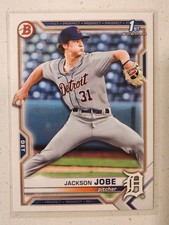 2021 1st Bowman Draft Jackson Jobe #BD-69 Prospect Rookie Detroit Tigers RC