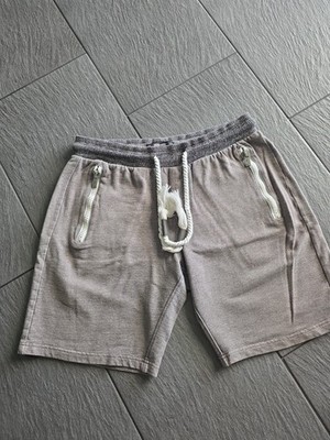 Much More-Herren-Sweatshorts-Gr.M-Greige-guter Zustand.