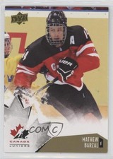2015 Upper Deck Team Canada Juniors Gold Mathew Barzal #80 2wq