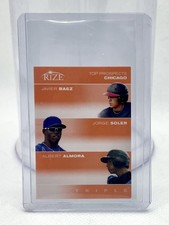 2012 Leaf Rize 1/1 Javier Baez/Jorge Soler/ Albert Almora Rookie Mini