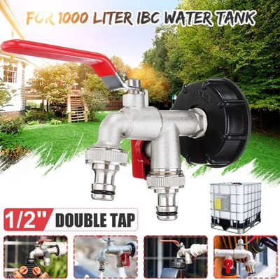 Ibc Wasserhahn Tragetasche Tank Tonnen Fass Adapter Hahn Garten Vorrat Schlauch