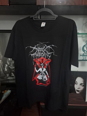 Darkthrone T-shirt Vintage Design L Mayhem Gorgoroth Vothana Cradle Of Filth