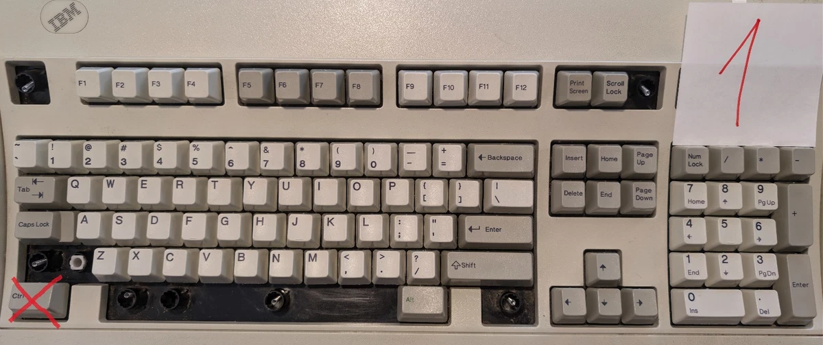 IBM Model M 1391526 Keyboard Spare Replacement Tilt Leg Stand