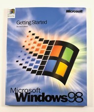 Vintage Microsoft Windows 98 Getting Started Manual Guide Book 1998