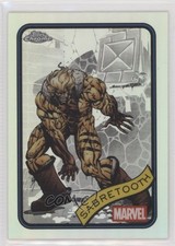 2025 Topps Chrome Marvel Comics Refractor Sabretooth #92 ht1