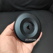 2 X NEW Black NAB Hub Adapters For Reel To Reel Tape Recorders