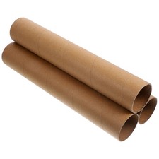 Reusable Crafting Paper Rolls for Kids DIY Handmade Projects Light Brown Tubes