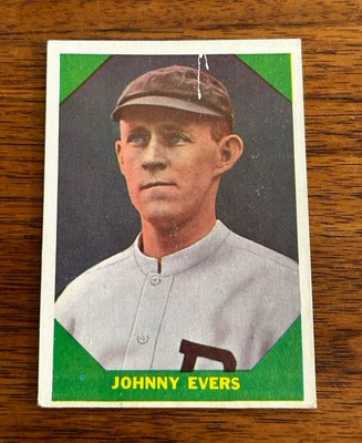1960 Fleer Baseball Set-Break # 57 Johnny Evers