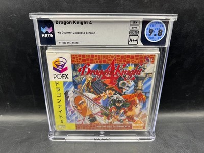 Dragon Knight IV 4 JP PC FX Engine WATA 9.8 A++ FACTORY SEALED RARE VGA