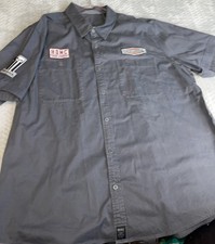 Camicia garage HARLEY-DAVIDSON uomo HDMC una toppa teschio manica corta taglia 3XL