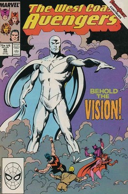 West Coast Avengers #45 FN; Marvel | Vision Quest - w/Bag+Board