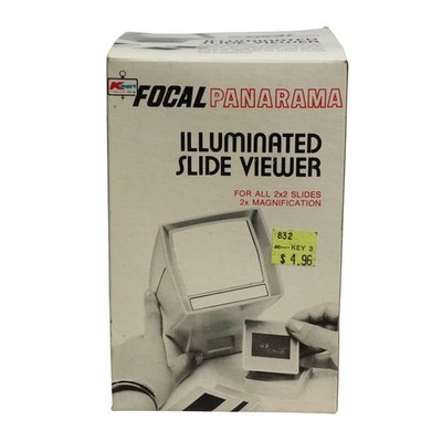 VTG Kmart Focal Panarama Illuminated 2x2 Slide Viewer 2x Magnification Tested 