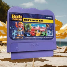 Vtech V.Smile Bob The Builder Bob’s Busy Day Game Cartridge 2005 Learning Game