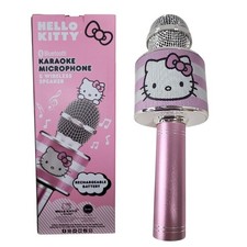 Hello Kitty Bluetooth Karaoke Microphone Wireless Speaker Pink Rechargeable