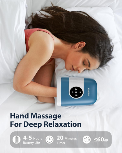 Upgraded Hand Massager with Heat and Compression for Arthritis and Carpal Tunnel - Picture 3 of 8