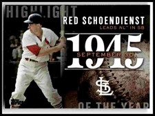2015 Topps Update #H-67 Red Schoendienst Highlight of the Year