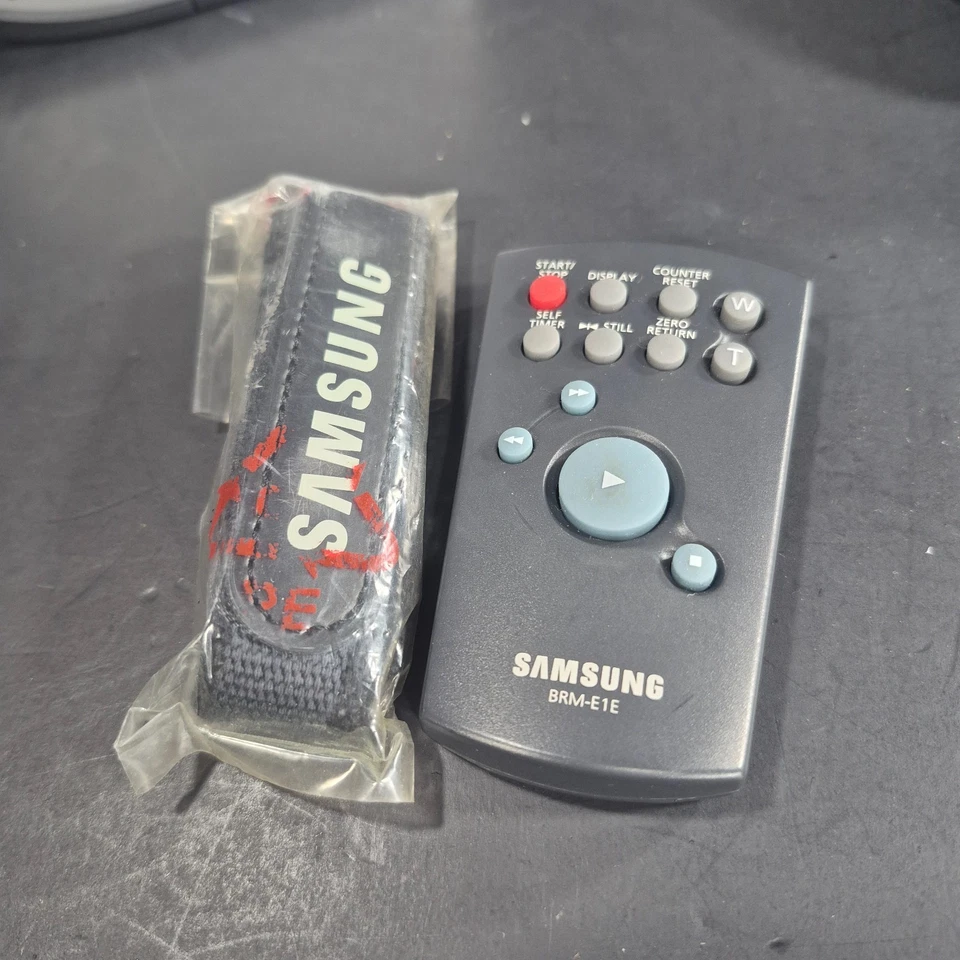 SAMSUNG SCL906 HI8 8mm Camcorder W/Charger Strap & Remote ●READ● - Image 2 of 4
