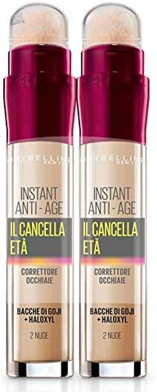 Correttore Occhiaie Maybelline Il Cancella Età Nude - 2 Pezzi Subito