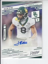2022 Chronicles Draft Prestige JALEN PITRE RC Xtra Points Auto Texans PX-JPI