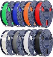 SUNLU PLA 3D Printer Filament Bundle 1.75mm 8 Pack 2kg Total Vacuum Sealed