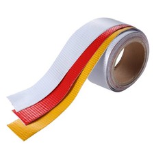  3 Rolls Reflective Stickers Warning Tape Car Safety Strips Caution
