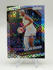 2025 Panini Prizm WNBA #55 Kalani Brown Checkerboard Prizms🏀