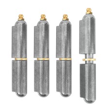 4 Pcs 4 Inch BBQ Smoker Bullet Weld On Hinges Heavy Duty Weldable Carbon Steel