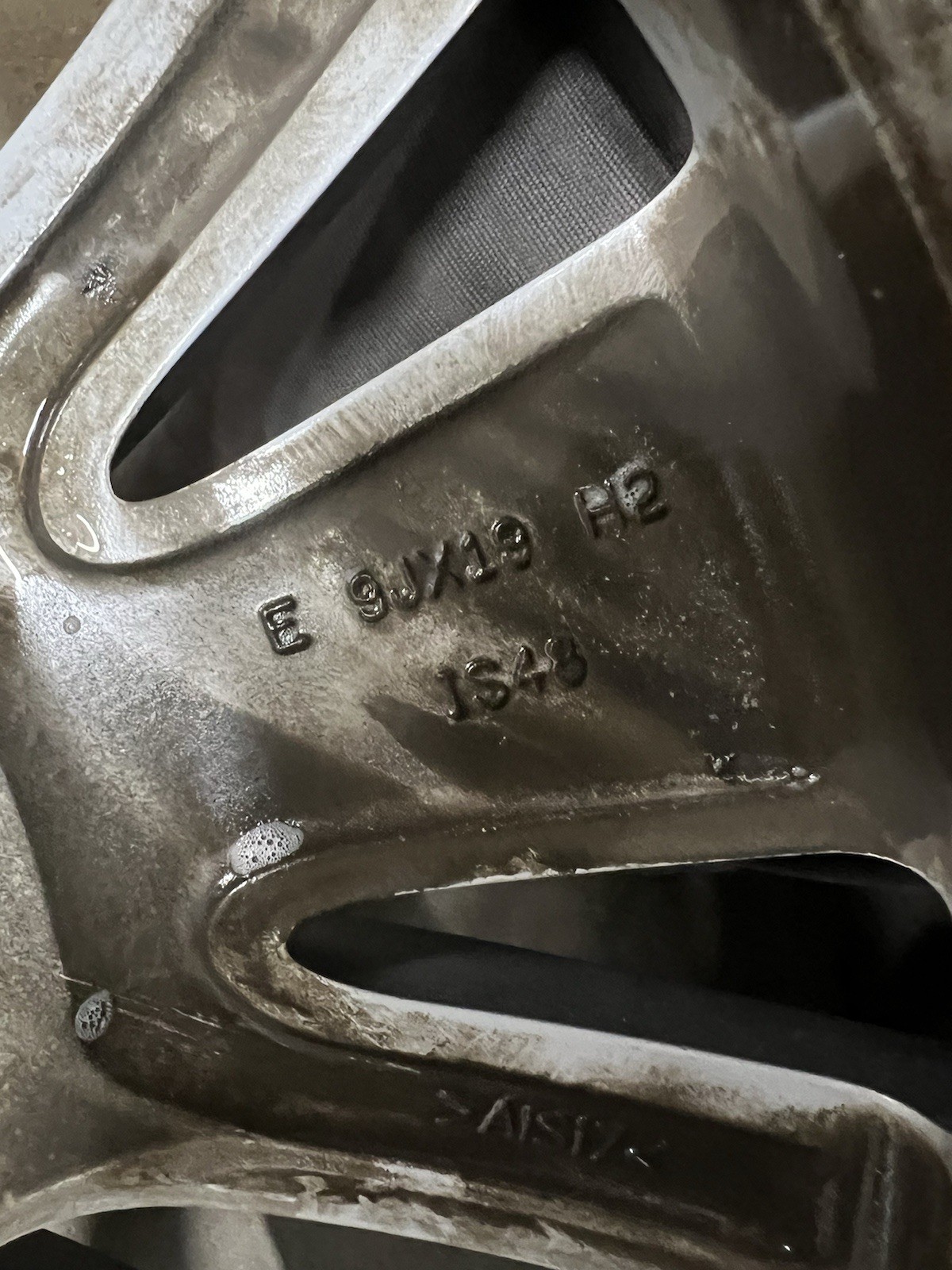 #86047 14-17 BMW X5 OE USED WHEEL 19X9 MACHINED SILVER 36116853954