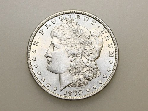 1879-O $1 MORGAN SILVER ONE DOLLAR CH/GEM BU