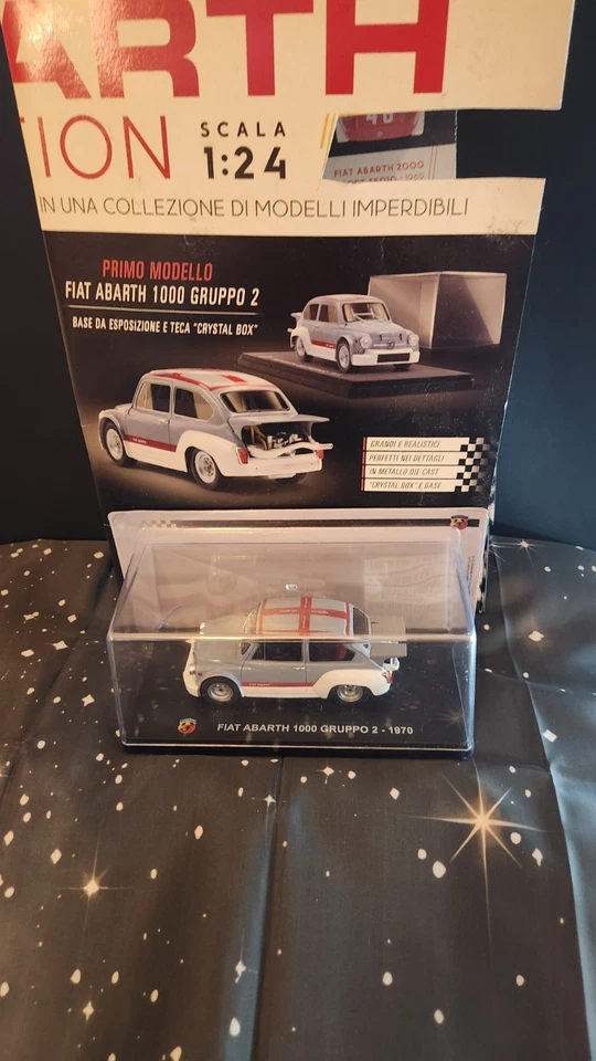 Fiat Abarth 1000 Scala 1:24 Modellino Da Esposizione Per Collezionisti - Immagine 4 di 4