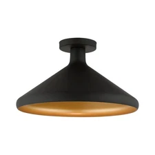 Used Livex Lighting 41020-04 Geneva - 1 Light Semi-Flush Mount In Urban