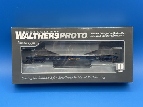 Walthers PROTO 920-104115 HO Chessie System C&O 53' AAR Flatcar #216504 | Condition: New