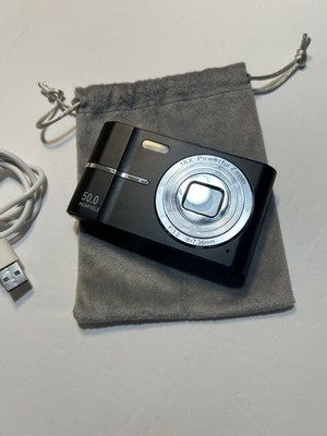 Compact 50MP Digital Camera with 16X Powerful Zoom   Portable Point-and-Shoot
