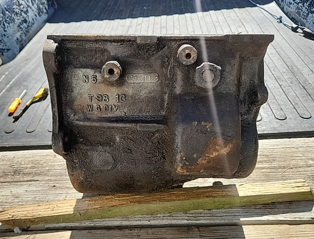 1955 FORD Type Borg Warner T98-1C 4 Sp Transmission Bare Bones